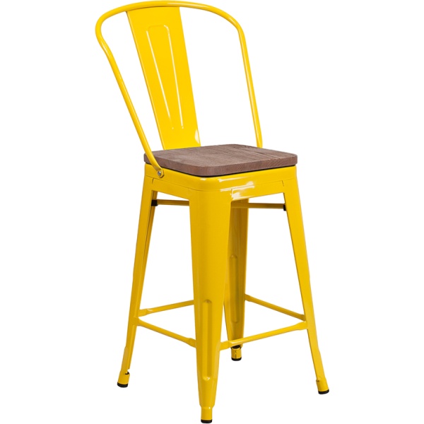 24-High-Yellow-Metal-Counter-Height-Stool-with-Back-and-Wood-Seat-by-Flash-Furniture