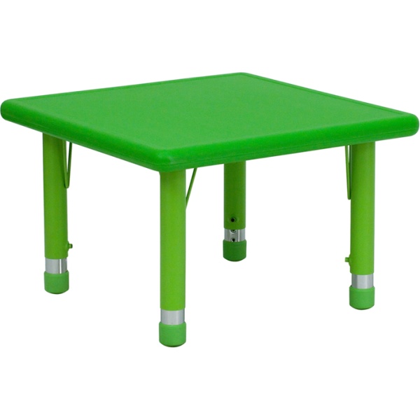 24-Square-Green-Plastic-Height-Adjustable-Activity-Table-by-Flash-Furniture