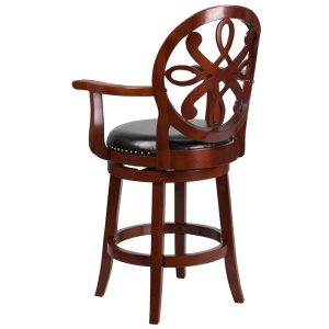 26-High-Cherry-Wood-Counter-Height-Stool-with-Arms-and-Black-Leather-Swivel-Seat-by-Flash-Furniture-2