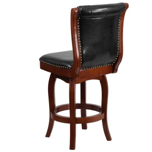 26-High-Cherry-Wood-Counter-Height-Stool-with-Black-Leather-Swivel-Seat-by-Flash-Furniture-2