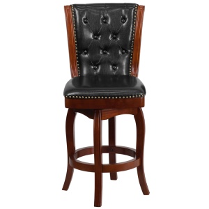 26-High-Cherry-Wood-Counter-Height-Stool-with-Black-Leather-Swivel-Seat-by-Flash-Furniture-3