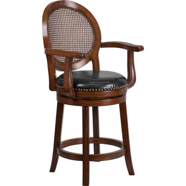 26-High-Expresso-Wood-Counter-Height-Stool-with-Arms-and-Black-Leather-Swivel-Seat-by-Flash-Furniture