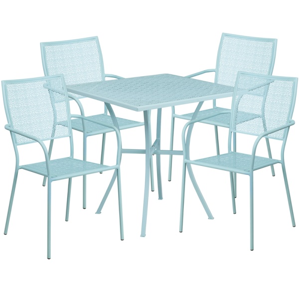 28-Square-Sky-Blue-Indoor-Outdoor-Steel-Patio-Table-Set-with-4-Square-Back-Chairs-by-Flash-Furniture