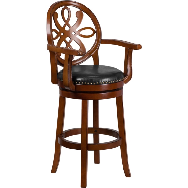 30-High-Brandy-Wood-Barstool-with-Arms-and-Black-Leather-Swivel-Seat-by-Flash-Furniture