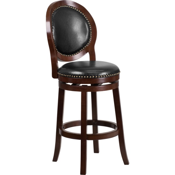 30-High-Cappuccino-Wood-Barstool-with-Black-Leather-Swivel-Seat-by-Flash-Furniture