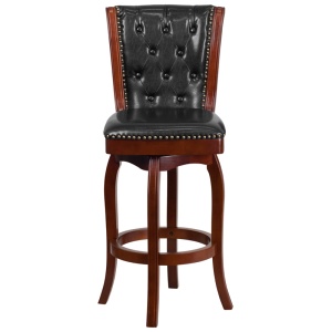 30-High-Cherry-Wood-Barstool-with-Black-Leather-Swivel-Seat-by-Flash-Furniture-3