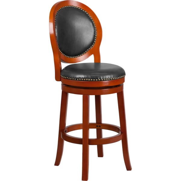 30-High-Light-Cherry-Wood-Barstool-with-Walnut-Leather-Swivel-Seat-by-Flash-Furniture