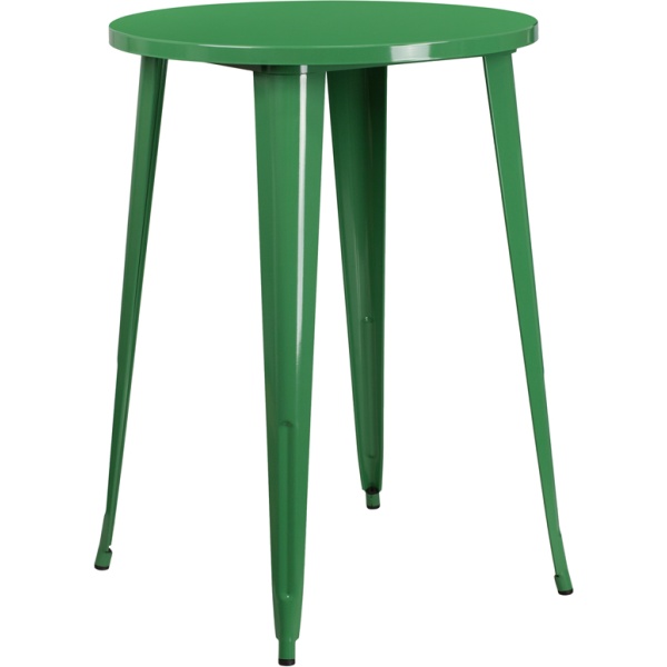 30-Round-Green-Metal-Indoor-Outdoor-Bar-Height-Table-by-Flash-Furniture