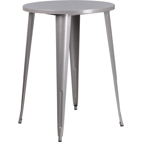 30-Round-Silver-Metal-Indoor-Outdoor-Bar-Height-Table-by-Flash-Furniture