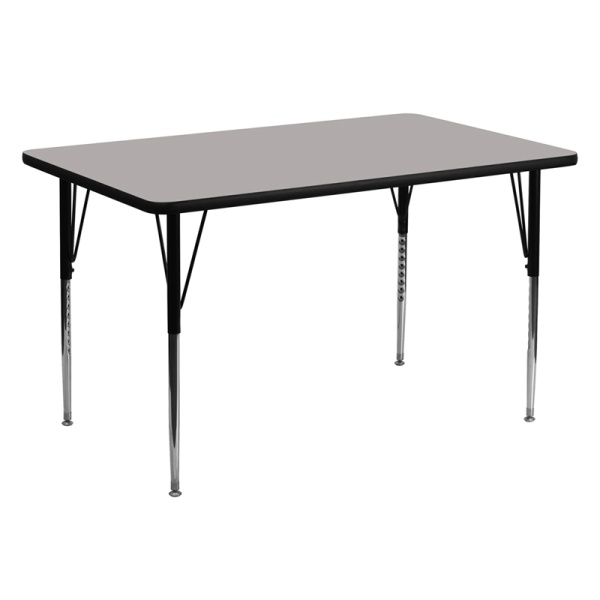 30W-x-60L-Rectangular-Grey-HP-Laminate-Activity-Table-Standard-Height-Adjustable-Legs-by-Flash-Furniture