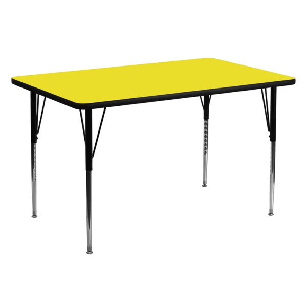 30W-x-60L-Rectangular-Yellow-HP-Laminate-Activity-Table-Standard-Height-Adjustable-Legs-by-Flash-Furniture