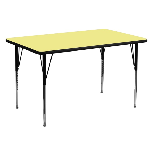 30W-x-60L-Rectangular-Yellow-Thermal-Laminate-Activity-Table-Standard-Height-Adjustable-Legs-by-Flash-Furniture