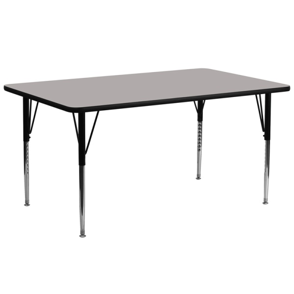 30W-x-72L-Rectangular-Grey-HP-Laminate-Activity-Table-Standard-Height-Adjustable-Legs-by-Flash-Furniture