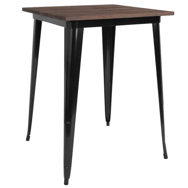 31.5-Square-Black-Metal-Indoor-Bar-Height-Table-with-Walnut-Rustic-Wood-Top-by-Flash-Furniture