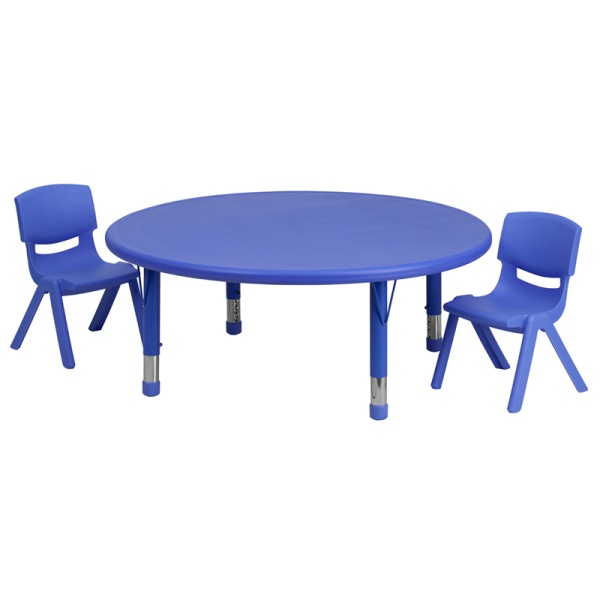 45-Round-Blue-Plastic-Height-Adjustable-Activity-Table-Set-with-2-Chairs-by-Flash-Furniture