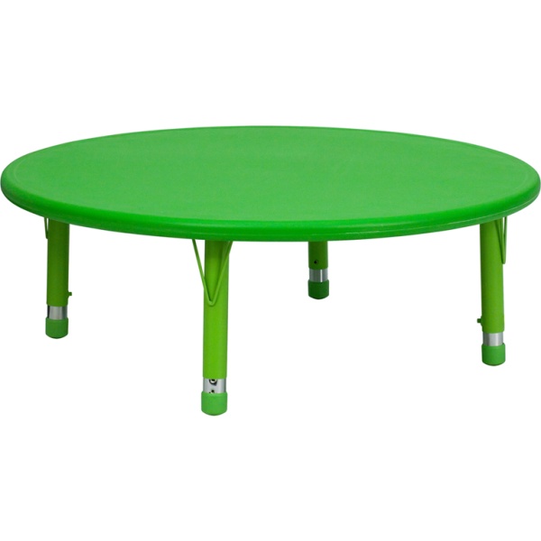 45-Round-Green-Plastic-Height-Adjustable-Activity-Table-by-Flash-Furniture