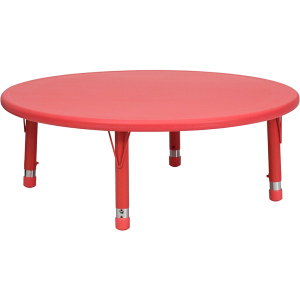 45-Round-Red-Plastic-Height-Adjustable-Activity-Table-by-Flash-Furniture