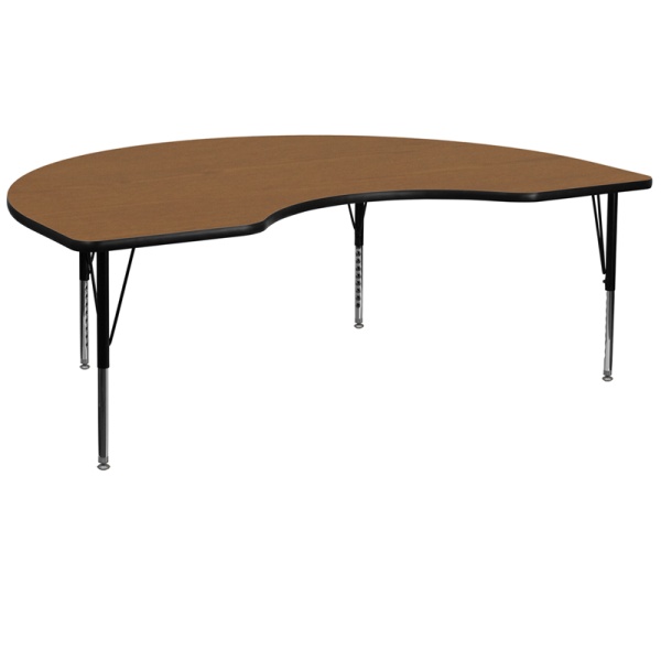 48W-x-72L-Kidney-Oak-Thermal-Laminate-Activity-Table-Height-Adjustable-Short-Legs-by-Flash-Furniture