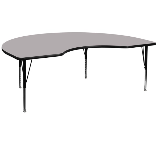 48W-x-96L-Kidney-Grey-Thermal-Laminate-Activity-Table-Height-Adjustable-Short-Legs-by-Flash-Furniture