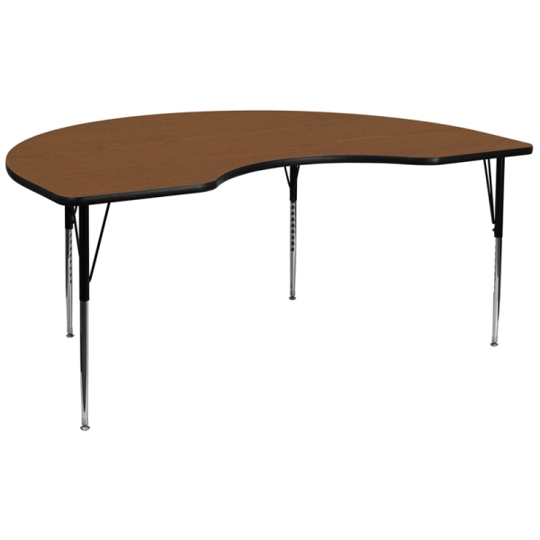 48W-x-96L-Kidney-Oak-HP-Laminate-Activity-Table-Standard-Height-Adjustable-Legs-by-Flash-Furniture