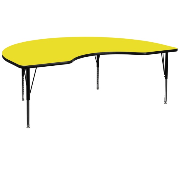 48W-x-96L-Kidney-Yellow-HP-Laminate-Activity-Table-Height-Adjustable-Short-Legs-by-Flash-Furniture