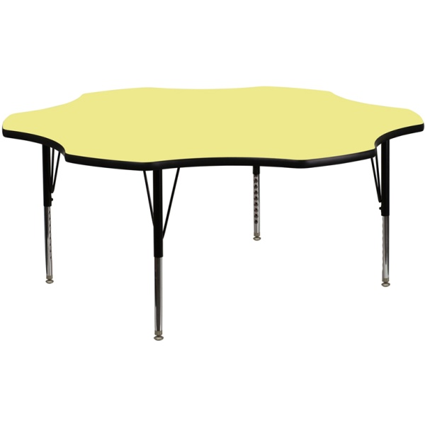 60-Flower-Yellow-Thermal-Laminate-Activity-Table-Height-Adjustable-Short-Legs-by-Flash-Furniture