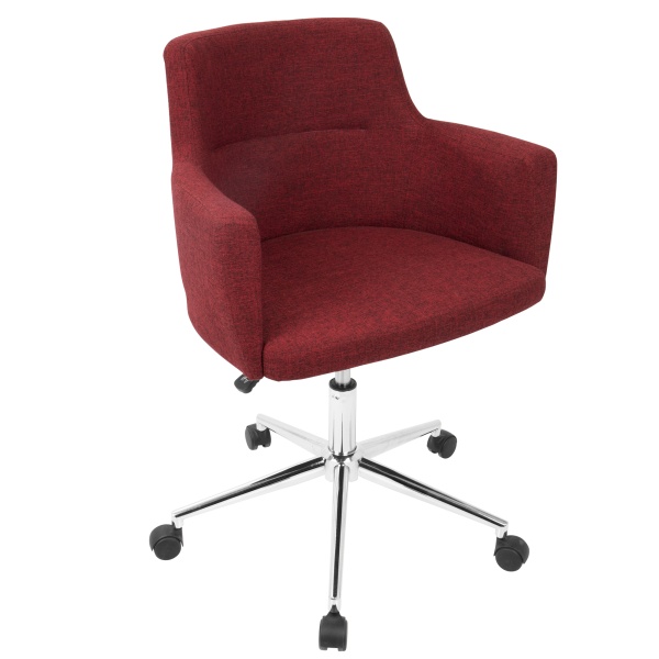 Andrew-Contemporary-Adjustable-Office-Chair-in-Red-by-LumiSource