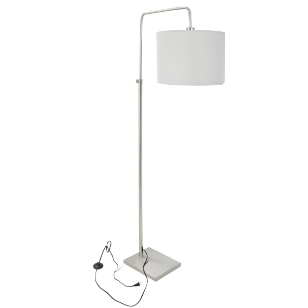 Apollo-Floor-Lamp-in-Brushed-Nickel-Grey-Shade-by-LumiSource