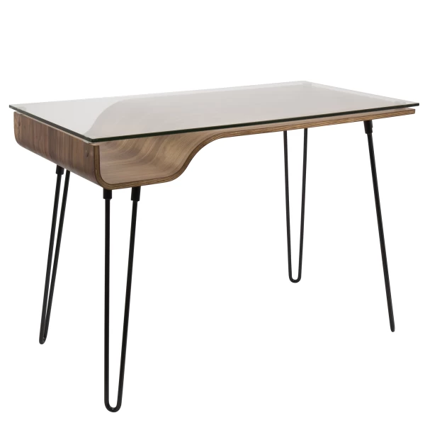 Avery-Mid-Century-Modern-Desk-in-Walnut-Wood-Clear-Glass-and-Black-Metal-by-LumiSource