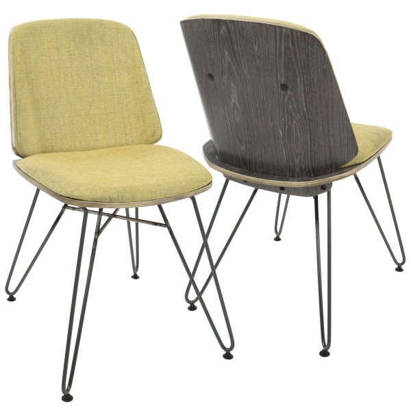 Avery-Mid-Century-Modern-DiningAccent-Chair-in-Dark-Grey-Wood-and-Yellow-Fabric-by-LumiSource-Set-of-2