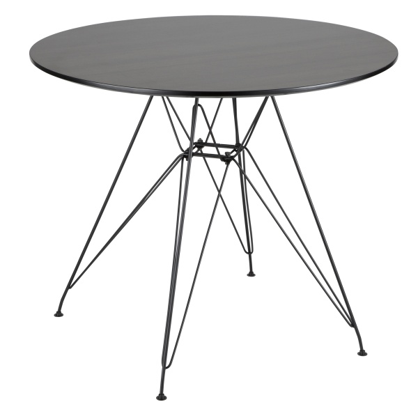 Avery-Mid-Century-Modern-Round-Dining-Table-in-Black-and-Walnut-by-LumiSource