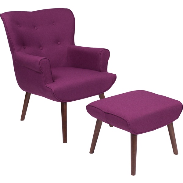 Bayton-Upholstered-Wingback-Chair-with-Ottoman-in-Purple-Fabric-by-Flash-Furniture