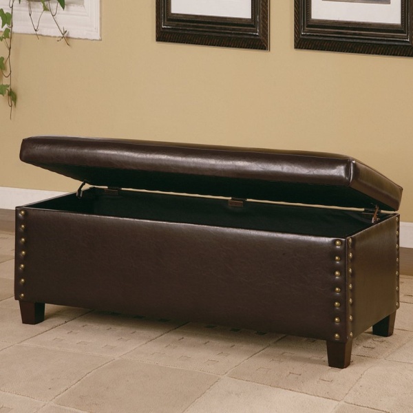 Bedroom-Bench-with-Nailhead-Trim-with-Dark-Brown-Leatherette-Upholstery-by-Coaster-Fine-Furniture