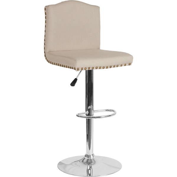 Bellagio-Contemporary-Adjustable-Height-Barstool-with-Accent-Nail-Trim-in-Beige-Fabric-by-Flash-Furniture