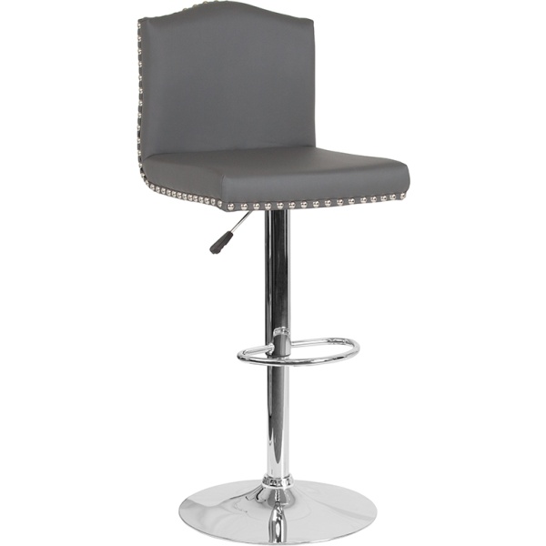 Bellagio-Contemporary-Adjustable-Height-Barstool-with-Accent-Nail-Trim-in-Gray-Leather-by-Flash-Furniture