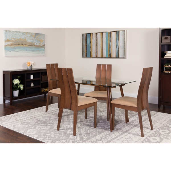 Berkeley-5-Piece-Walnut-Wood-Dining-Table-Set-with-Glass-Top-and-Wide-Slat-Back-Wood-Dining-Chairs-Padded-Seats-by-Flash-Furniture