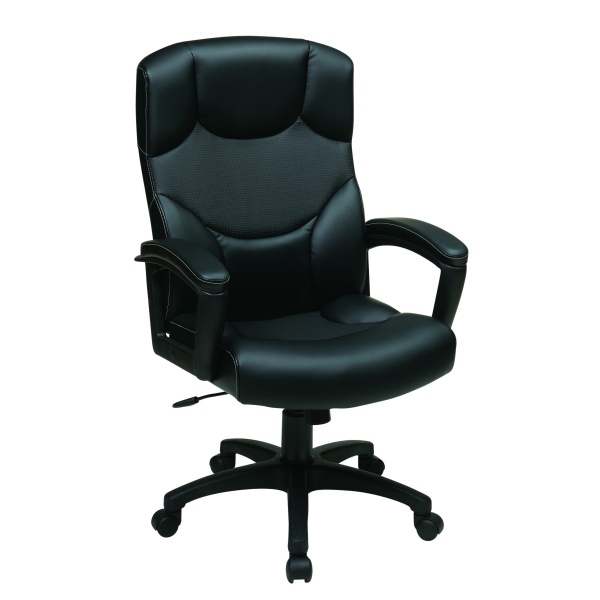 Black-Bonded-Leather-Office-Chair-by-Work-Smart-Office-Star