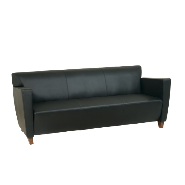 Black-Bonded-Leather-Sofa-by-OSP-Furniture-Office-Star