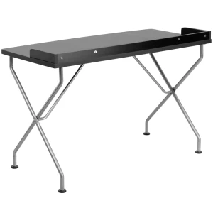 Black-Computer-Desk-with-Silver-Frame-by-Flash-Furniture-1