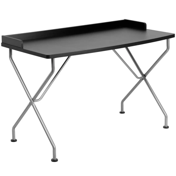 Black-Computer-Desk-with-Silver-Frame-by-Flash-Furniture