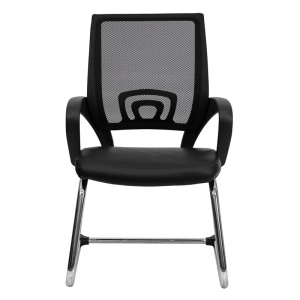 Black-Mesh-Side-Reception-Chair-with-Leather-Seat-and-Sled-Base-by-Flash-Furniture-3