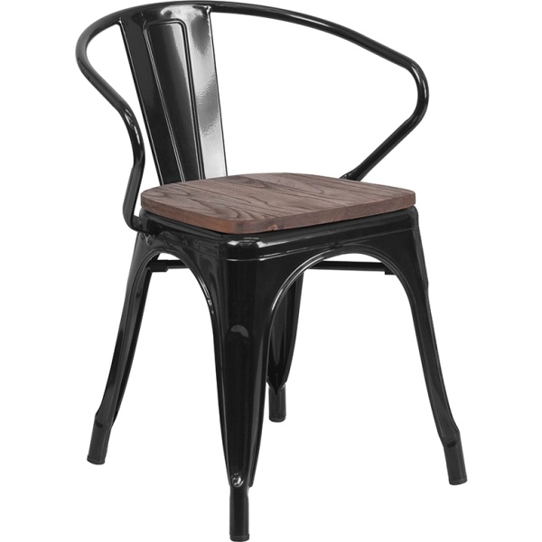 Black-Metal-Chair-with-Wood-Seat-and-Arms-by-Flash-Furniture