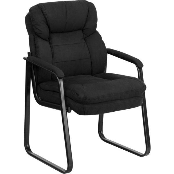 Black-Microfiber-Executive-Side-Reception-Chair-with-Sled-Base-by-Flash-Furniture