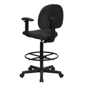 Black-Patterned-Fabric-Drafting-Chair-with-Adjustable-Arms-Cylinders-22.5-27H-or-26-30.5H-by-Flash-Furniture-2