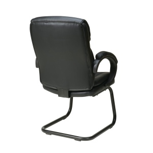 Bonded-Leather-Visitors-Chair-with-Padded-Arms-and-Sled-Base-by-Work-Smart-Office-Star-3