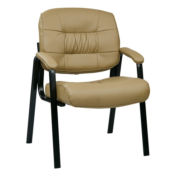 Bonded-Leather-Visitors-Chair-with-Steal-Base-and-Padded-Arms-by-Work-Smart-Office-Star