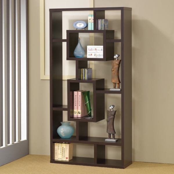 Bookcase-with-Cappuccino-Finish-by-Coaster-Fine-Furniture