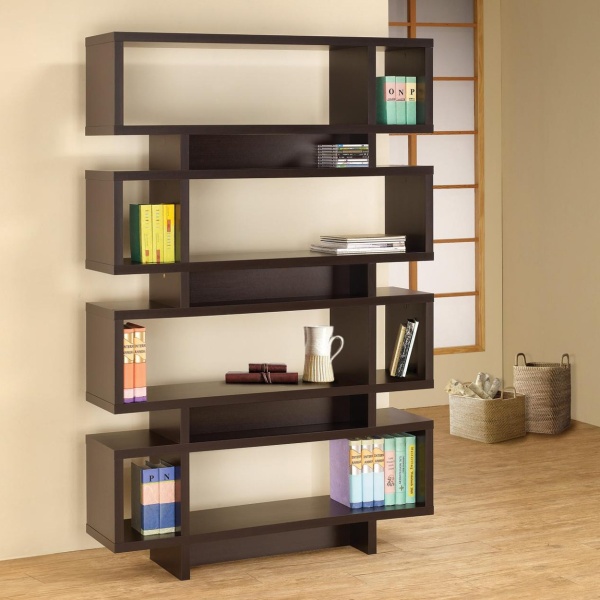 Bookshelf-with-Cappuccino-Finish-by-Coaster-Fine-Furniture