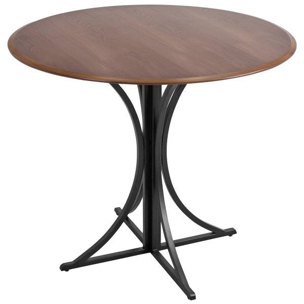 Boro-Contemporary-Dining-Table-in-Walnut-and-Black-by-LumiSource