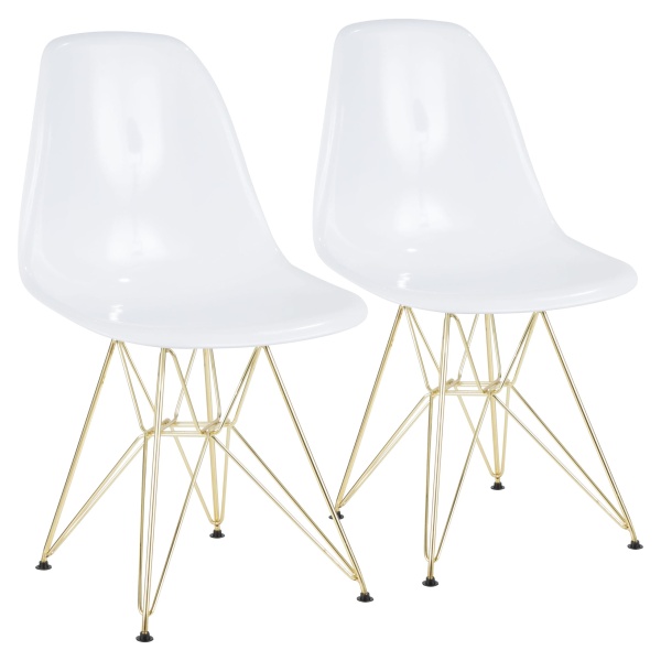 Brady-Mid-Century-Modern-DiningAccent-Chair-in-Gold-and-White-by-LumiSource-Set-of-2